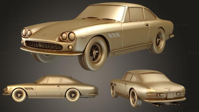 Автомобили и транспорт (Ferrari 330 GT 1965, CARS_1391) 3D модель для ЧПУ станка